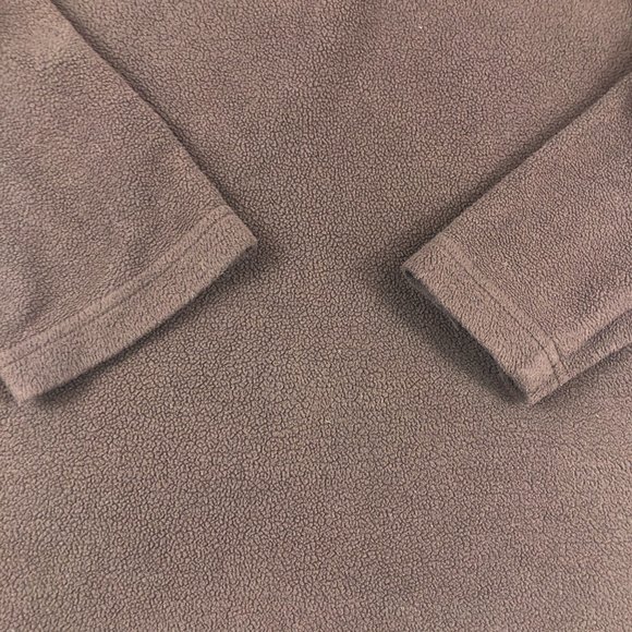 Spyder Sweater Men's Extra Large Brown Fleece Quarter Zip Pullover Casual - Picture 2 of 12